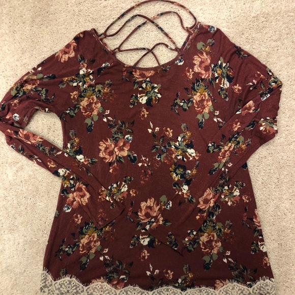 Rewind Long sleeved flower print shirt - Picture 13 of 13